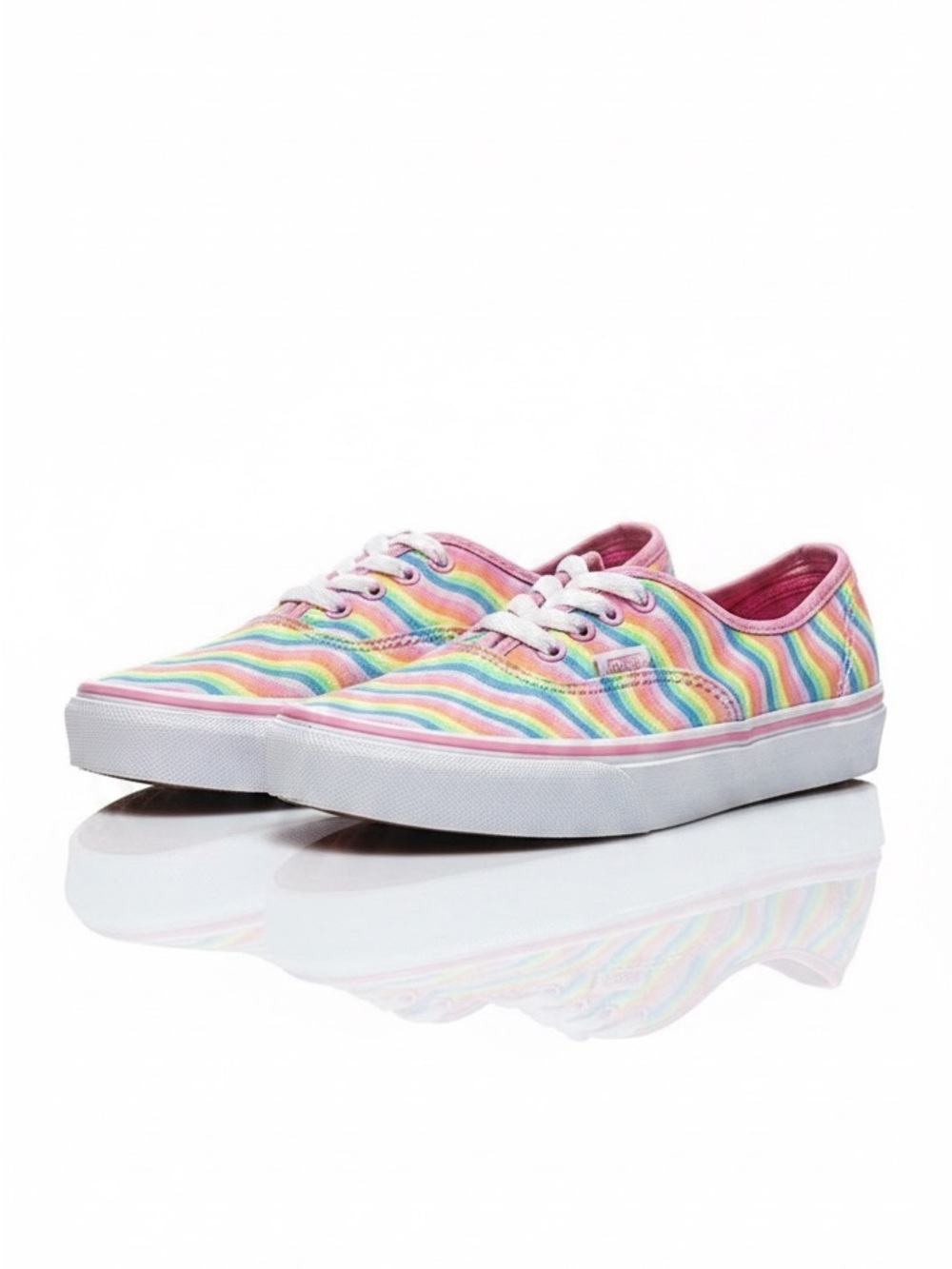 Vans Rainbow Wave Kids Sneakers Size 3 (Youth)